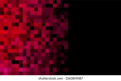 Dark Purple vector polygonal illustration consisting of rectangles. Rectangular design for your business. Creative geometric background in origami style with gradient.