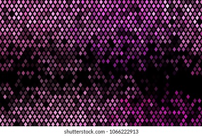 Dark Purple vector polygonal illustration consisting of rectangles. Rectangular design for your business. Creative geometric background in origami style with gradient.