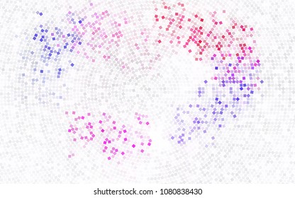 Dark Purple vector polygonal illustration consisting of rectangles. Rectangular design for your business. Creative geometric background in origami style with gradient.