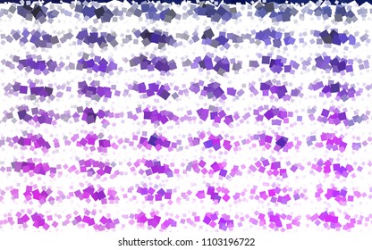 Dark Purple vector polygonal illustration consisting of rectangles. Rectangular design for your business. Creative geometric background in origami style with gradient.