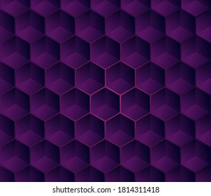 Dark Purple vector polygonal illustration consisting of rectangles. Rectangular design for your business. Creative geometric background in origami style with gradient.
