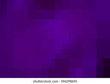 Dark Purple vector polygonal illustration, which consist of rectangles. Rectangular pattern for your business design. Geometric background in Origami style with gradient. 