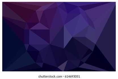 Dark Purple vector polygonal illustration, which consist of triangles with a gemstone in center. Triangular design of a huge diamond for your business. Creative geometric background of gems.