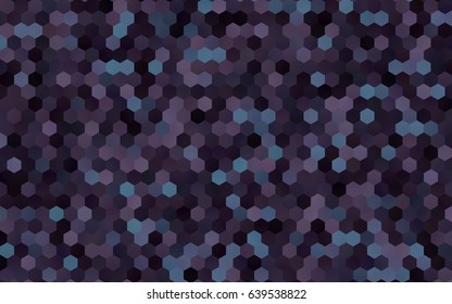Dark Purple vector polygonal illustration, which consist of hexagons. Hexagonal pattern for your business design. Geometric background in Origami style with gradient. Dark Purple vector polygonal illustration, which consist of hexagons. Hexagonal pattern for your business design. Geometric background in Origami style with gradient.