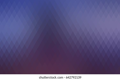 Dark Purple vector polygonal illustration, which consist of rectangles. Rectangular pattern for your business design. Geometric background in Origami style with gradient. 