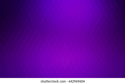 Dark Purple vector polygonal illustration, which consist of rectangles. Rectangular pattern for your business design. Geometric background in Origami style with gradient. 