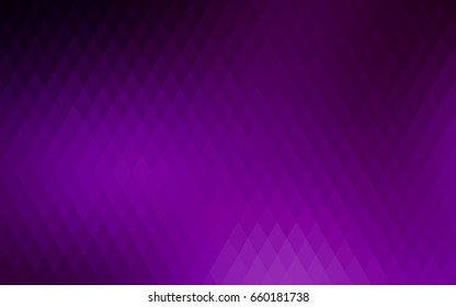 Dark Purple vector polygonal illustration consisting of rectangles. Rectangular design for your business. Creative geometric background in origami style with gradient.