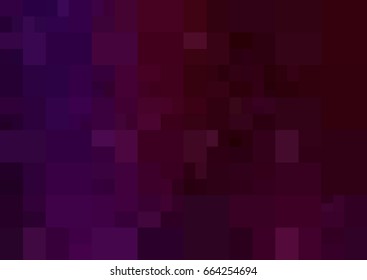 Dark Purple vector polygonal illustration, which consist of rectangles. Rectangular pattern for your business design. Geometric background in Origami style with gradient. 