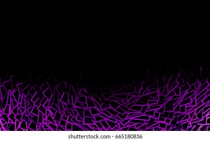 Dark Purple vector polygonal illustration consisting of rectangles. Rectangular design for your business. Creative geometric background in origami style with gradient.