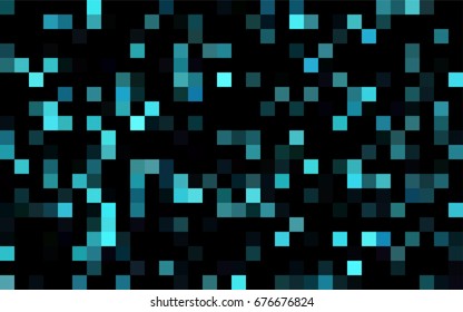Dark Purple vector polygonal illustration, which consist of rectangles. Rectangular pattern for your business design. Geometric background in Origami style with gradient. 