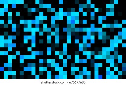 Dark Purple vector polygonal illustration consisting of rectangles. Rectangular design for your business. Creative geometric background in origami style with gradient.