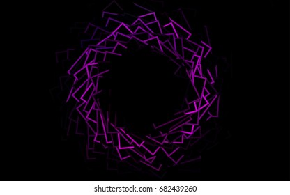 Dark Purple vector polygonal illustration, which consist of rectangles. Rectangular pattern for your business design. Geometric background in Origami style with gradient. 