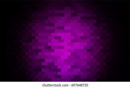 Dark Purple vector polygonal illustration consisting of rectangles. Rectangular design for your business. Creative geometric background in origami style with gradient.