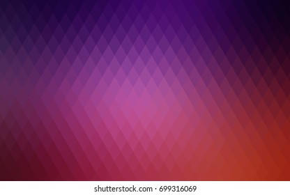 Dark Purple vector polygonal illustration consisting of rectangles. Rectangular design for your business. Creative geometric background in origami style with gradient.