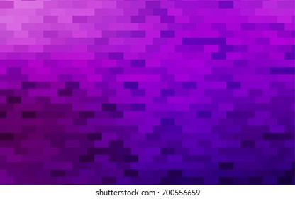 Dark Purple vector polygonal illustration, which consist of rectangles. Rectangular pattern for your business design. Geometric background in Origami style with gradient. 