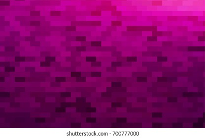 Dark Purple vector polygonal illustration consisting of rectangles. Rectangular design for your business. Creative geometric background in origami style with gradient.