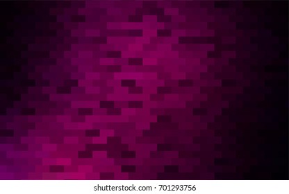 Dark Purple vector polygonal illustration, which consist of rectangles. Rectangular pattern for your business design. Geometric background in Origami style with gradient. 