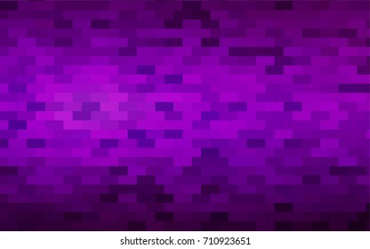 Dark Purple vector polygonal illustration consisting of rectangles. Rectangular design for your business. Creative geometric background in origami style with gradient.