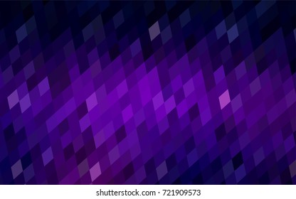 Dark Purple vector polygonal illustration consisting of rectangles. Rectangular design for your business. Creative geometric background in origami style with gradient.