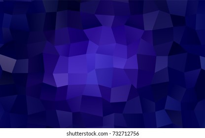 Dark Purple vector polygonal illustration consisting of rectangles. Rectangular design for your business. Creative geometric background in origami style with gradient.