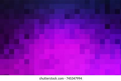 Dark Purple vector polygonal illustration consisting of rectangles. Rectangular design for your business. Creative geometric background in origami style with gradient.