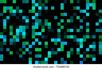 Dark Purple vector polygonal illustration consisting of rectangles. Rectangular design for your business. Creative geometric background in origami style with gradient.