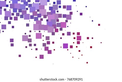 Dark Purple vector polygonal illustration consisting of rectangles. Rectangular design for your business. Creative geometric background in origami style with gradient.