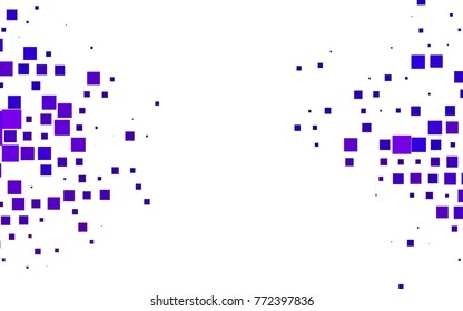 Dark Purple vector polygonal illustration consisting of rectangles. Rectangular design for your business. Creative geometric background in origami style with gradient.
