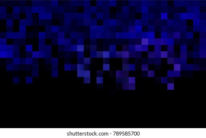 Dark Purple vector polygonal illustration consisting of rectangles. Rectangular design for your business. Creative geometric background in origami style with gradient.