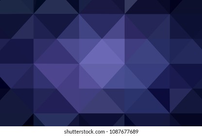 Dark Purple vector polygonal template. Elegant bright polygonal illustration with gradient. New template for your brand book.