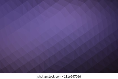 Dark Purple vector polygonal template. A sample with polygonal shapes. A completely new design for your business.