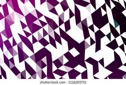 Dark Purple vector polygonal template. Modern geometrical abstract illustration with gradient. A completely new template for your business design.