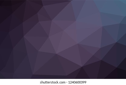 Dark Purple vector polygonal template. A sample with polygonal shapes. Brand new style for your business design.