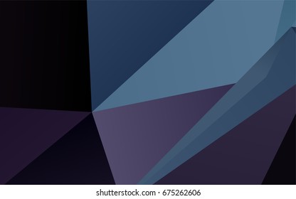 Dark Purple vector polygonal template. Colorful illustration in abstract style with gradient. The polygonal design can be used for your web site.