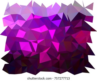 Dark Purple vector polygonal template. Shining colored illustration in a brand-new style. Triangular pattern for your business design.