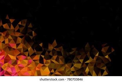 Dark Purple vector polygonal template. A vague abstract illustration with gradient. Brand-new design for your business.