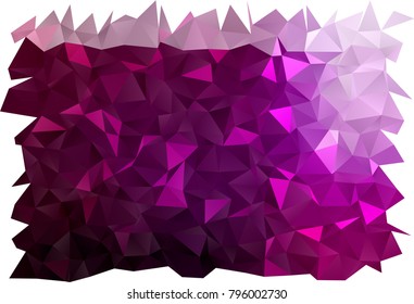 Dark Purple vector polygonal template. A sample with polygonal shapes. Brand-new style for your business design.