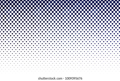 Dark Purple vector red banner with set of circles, dots. Donuts Background. Creative Design Template. Technological halftone illustration.