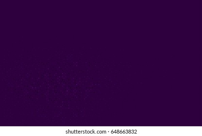 Dark Purple vector red banner with set of circles, dots. Donuts Background. Creative Design Template. Technological halftone illustration.