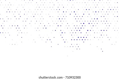 Dark Purple vector red banner with set of circles, dots. Donuts Background. Creative Design Template. Technological halftone illustration.
