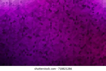 Dark Purple vector red banner with set of circles, dots. Donuts Background. Creative Design Template. Technological halftone illustration.