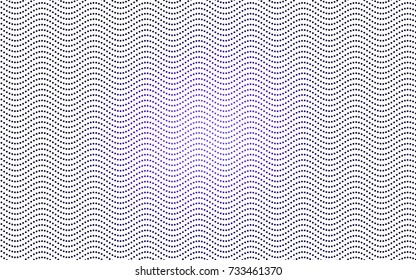 Dark Purple vector red banner with set of circles, dots. Donuts Background. Creative Design Template. Technological halftone illustration.