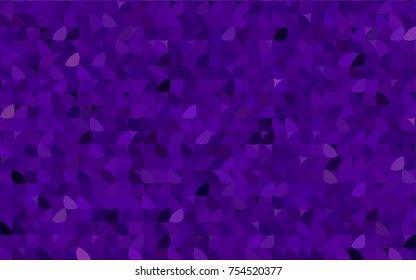 Dark Purple vector red banner with set of circles, dots. Donuts Background. Creative Design Template. Technological halftone illustration.