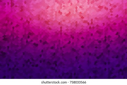 Dark Purple vector red banner with set of circles, dots. Donuts Background. Creative Design Template. Technological halftone illustration.