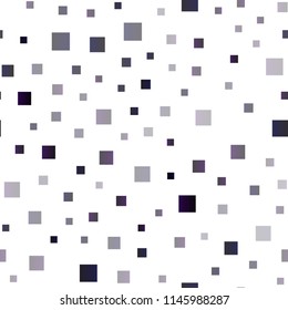 Dark Purple vector seamless backdrop with rectangles, squares. Modern abstract illustration with colorful rectangles. Best design for your ad, poster, banner.