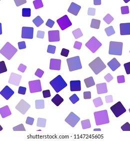 Dark Purple vector seamless background with rectangles. Abstract gradient illustration with rectangles. Pattern for busines ad, booklets, leaflets