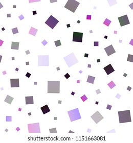Dark Purple vector seamless background with rectangles. Abstract gradient illustration with rectangles. Best design for your ad, poster, banner.
