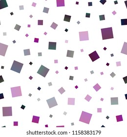 Dark Purple vector seamless background with rectangles. Glitter abstract illustration with rectangular shapes. Smart design for your business advert.