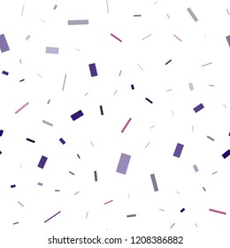 Dark Purple vector seamless background with rectangles. Beautiful illustration with rectangles and squares. Pattern for busines ad, booklets, leaflets