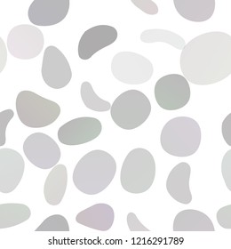 Dark Purple vector seamless background with bubbles. Glitter abstract illustration with blurred drops of rain. Pattern for design of fabric, wallpapers.